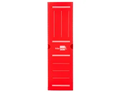 Boite a archives liderpapel polypropylene ondule dos 100mm 360x100x260mm coloris rouge
