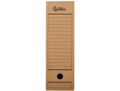 Boite a archives liderpapel carton recycle 325g/m2 dos 116mm kraft 388x116x275mm