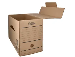 Boite a archives liderpapel carton recycle 400g/m2 dos 200mm kraft 367x200x251mm