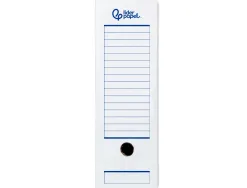 Boite a archives liderpapel carton recycle din a4 325g/m2 dos 100mm 360x100x255mm coloris blanc