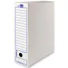 Boite a archives liderpapel carton recycle 325g/m2 dos 106mm 430x116x316mm coloris blanc