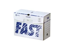 Boite archives fast basic dim. 33x25cm dos 150mm coloris blanc lot 10 unites