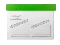 Boite archives qconnect carton pour 3 boites format a4+ montage automatique dim. interieur 295x383x430mm