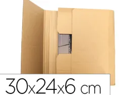 Boite carton q-connect speciale emballage livres catalogues revues dossiers montage facile cannelure 3mm 300x240x60mm