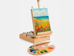 Boite chevalet sur table liderpapel en bois de hetre vernis 39x26x13 cm certifie fsc