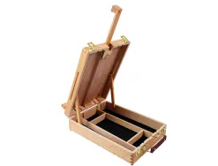 Boite chevalet sur table liderpapel en bois de hetre vernis 39x26x13 cm certifie fsc