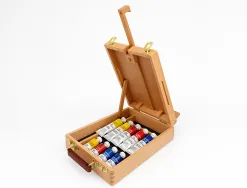 Boite chevalet sur table liderpapel en bois de hetre vernis 39x26x13 cm certifie fsc