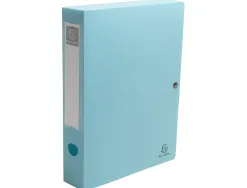 Boite classement exacompta skandi a4 pp recycle fermeture pression dos 60mm coloris assortis