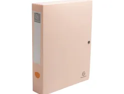 Boite classement exacompta skandi a4 pp recycle fermeture pression dos 60mm coloris assortis