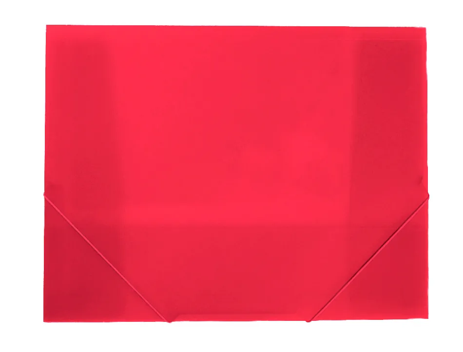 Boite classement liderpapel polypropylene 750 microns dos rigide 50mm a4 210x297mm coloris rouge translucide