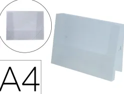 Boite classement liderpapel polypropylene 750 microns dos rigide 50mm a4 210x297mm coloris transparent
