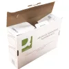Boite classement q-connect carton recycle onglet de verrouillage 255x360x100mm