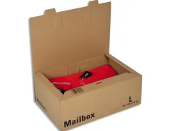 Boite d expedition postale colompac format large dim 39 5 x 25 x 14 cm
