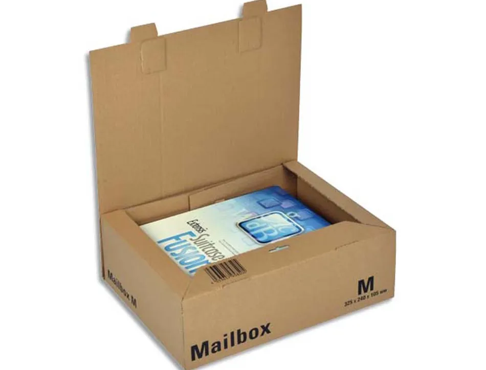 Boite d expedition postale colompac format medium dim 32 5 x 24 x 10 5 cm