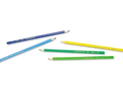 Boite de 144 crayons de couleurs pentel corps hexagonal en bois coloris assortis
