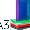 Boite de classement coolbox a3 dos 3cm polypropylene propyglass coloris assortis