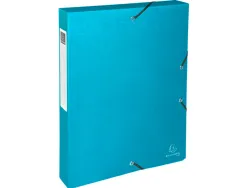 Boite de classement exabox carte enduite teksto dos 40mm assortiment