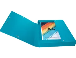 Boite de classement exabox carte enduite teksto dos 40mm assortiment