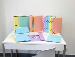Boite de classement exabox aquarel a4 dos 40mm assortiment