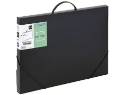 Boite de classement handelbox dos 3cm polypropylene a3 42,5x30,5x3cm coloris noir