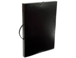 Boite de classement handelbox dos 3cm polypropylene a3 42,5x30,5x3cm coloris noir