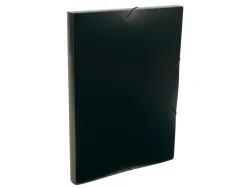 Boite de classement viquel art'box a3 pp creativ'gallery dos 3cm fermeture elastique coloris noir
