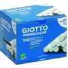 Boite de craies standard giotto tableaux et ardoises 100 unites coloris blanches