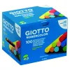 Boite de craies standard giotto tableaux et ardoises 100 unites coloris assorties