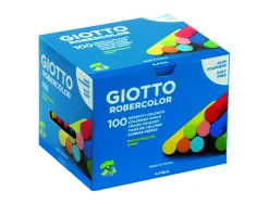 Boite de craies standard giotto tableaux et ardoises 100 unites coloris assorties