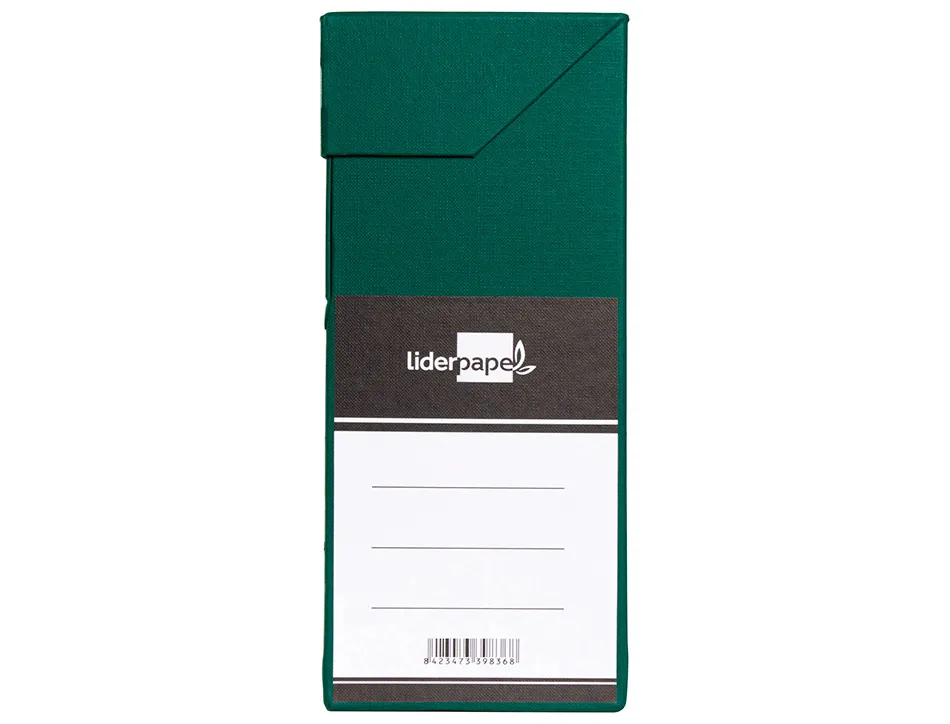 Boite de transfert liderpapel dos 118mm 390x118x260mm coloris vert