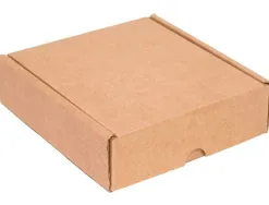 Boite expedition postale kraft brun petit format solide rigide renforts exterieurs montage facile