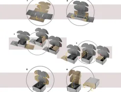 Boite expedition postale kraft brun petit format solide rigide renforts exterieurs montage facile