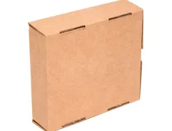 Boite expedition postale kraft brun petit format solide rigide renforts exterieurs montage facile