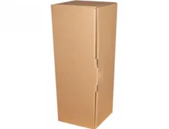 Boite expedition postale kraft brun petit format solide rigide renforts exterieurs montage facile