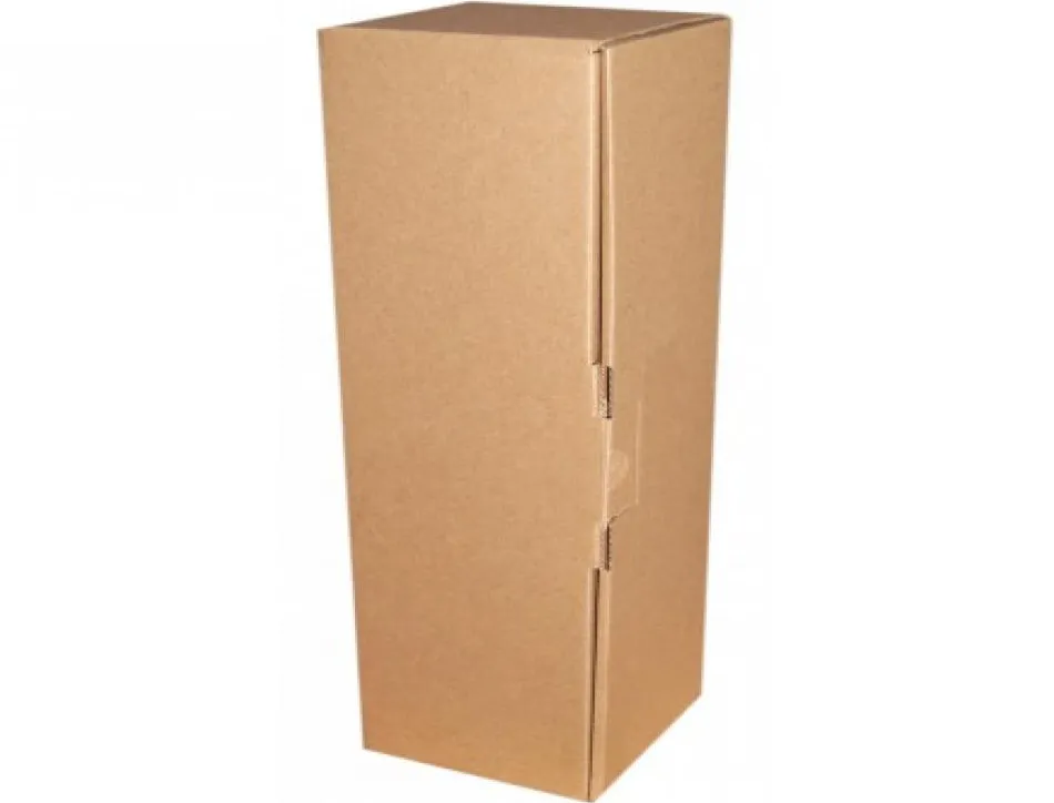 Boite expedition postale kraft brun petit format solide rigide renforts exterieurs montage facile