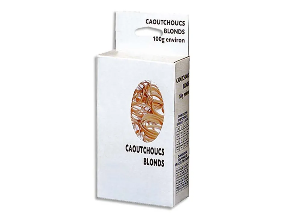 Boite 100g caoutchouc 80