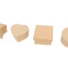Boite o'color carton a decorer forme etoile 9x5cm lot 10 unites