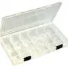 Boite rangement 18 cases graine creative plastique transparent 21x11x3 cm