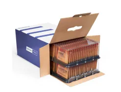 Boite rangement avery pour 100 badges standards lot 2 unites