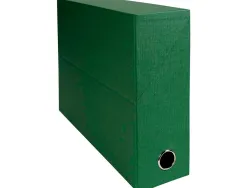 Boite transfert exacompta iderama carton recouvert papier toile 16/10e a4 25x33cm dos 120mm oeillet