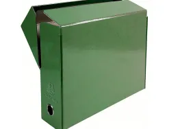 Boite transfert exacompta iderama carton recouvert papier toile 16/10e a4 25x33cm dos 120mm oeillet