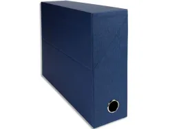 Boite transfert exacompta iderama carton recouvert papier toile 15/10e 25x33cm dos 90mm oeillet prehension