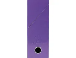 Boite transfert exacompta iderama carton recouvert 15/10e 25x33cm dos 90mm violet