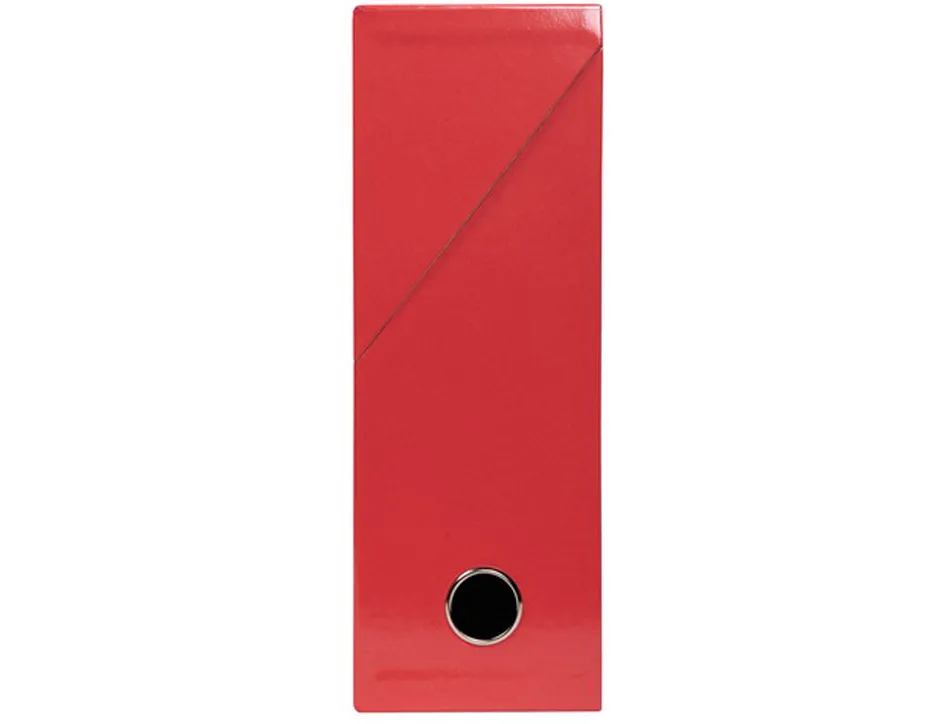 Boite transfert exacompta iderama carton recouvert 15/10e 25x33cm dos 90mm rouge