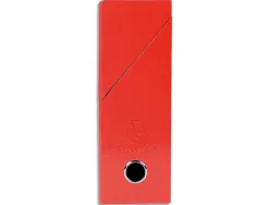 Boite transfert exacompta iderama carton recouvert 15/10e 25x33cm dos 90mm rouge