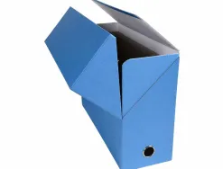 Boite transfert exacompta iderama carton recouvert papier toile 16/10e a4 25x33cm dos 120mm oeillet