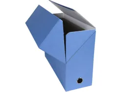 Boite transfert exacompta iderama carton recouvert papier toile 16/10e a4 25x33cm dos 120mm oeillet
