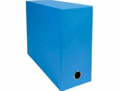 Boite transfert exacompta iderama carton recouvert papier toile 16/10e a4 25x33cm dos 120mm oeillet