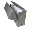 Boite transfert exacompta natural carton toile 14/10e 25x33cm dos 120mm oeillet prehension vert