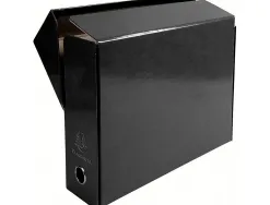 Boite transfert exacompta iderama carton recouvert papier toile 15/10e 25x33cm dos 90mm oeillet prehension